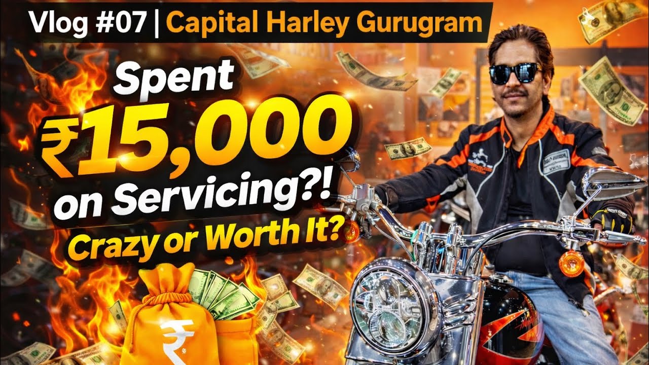 ₹15,000 Harley Service Bill 😱 | Was It Worth It? | Capital Harley Gurugram | Vlog #07