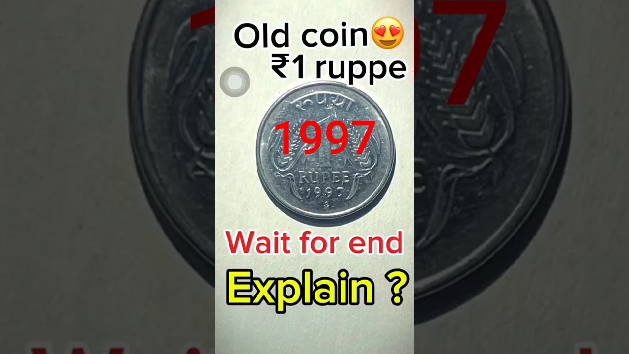 1997 om mint mark coin ||#old coin#1rupeecoinvalue #shorts #
