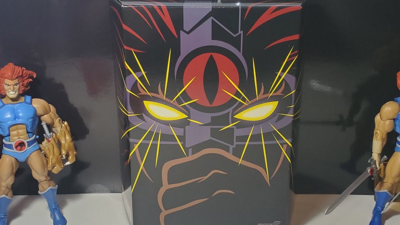Thundercats Ultimates Lion-O (LED Eyes) Light Up Eyes action figure review!!!