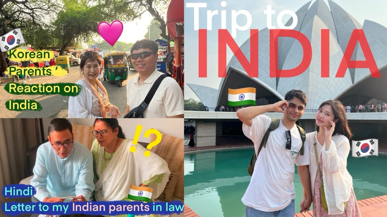 🇰🇷 🇮🇳Korean Indian Couple in India | Did Our Korean-Indian Family Find Unity in Bharat ?