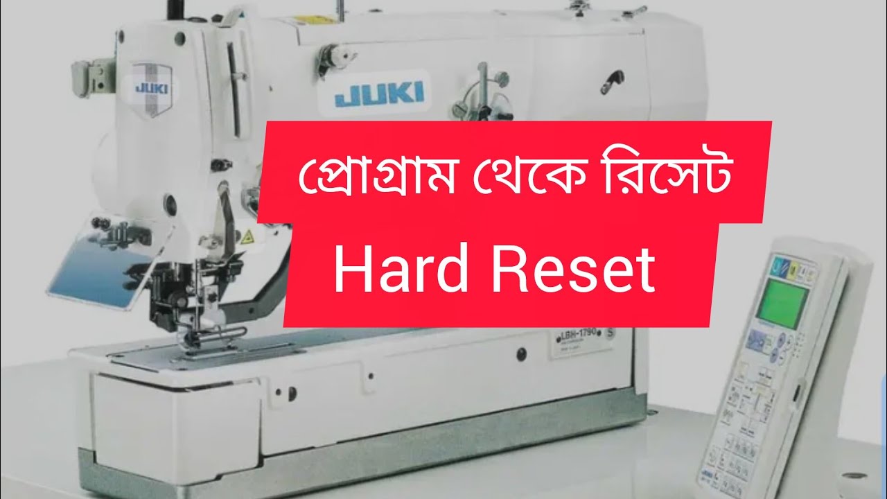 how to reset juki lbh-1790s button hole