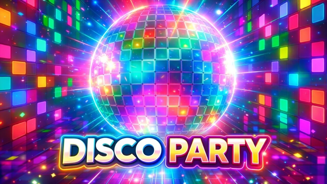 Colorful Party Music | Disco Ball Lights