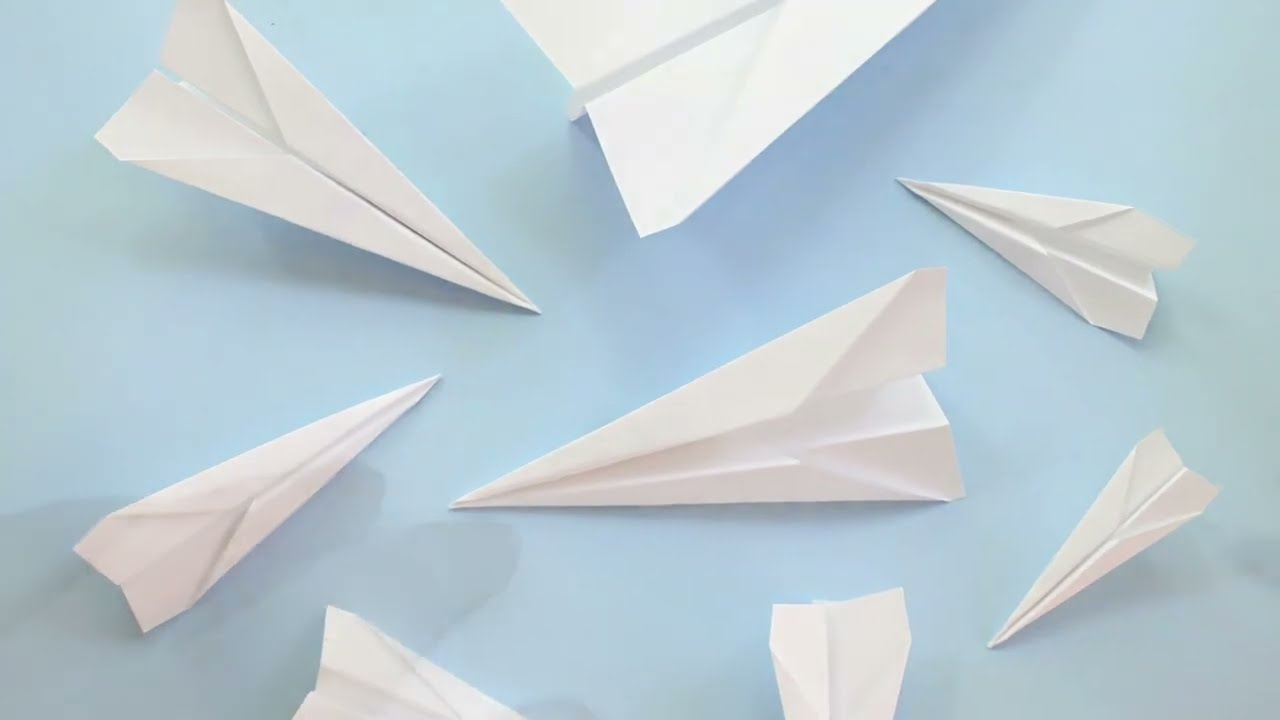 How to make a paper airplane