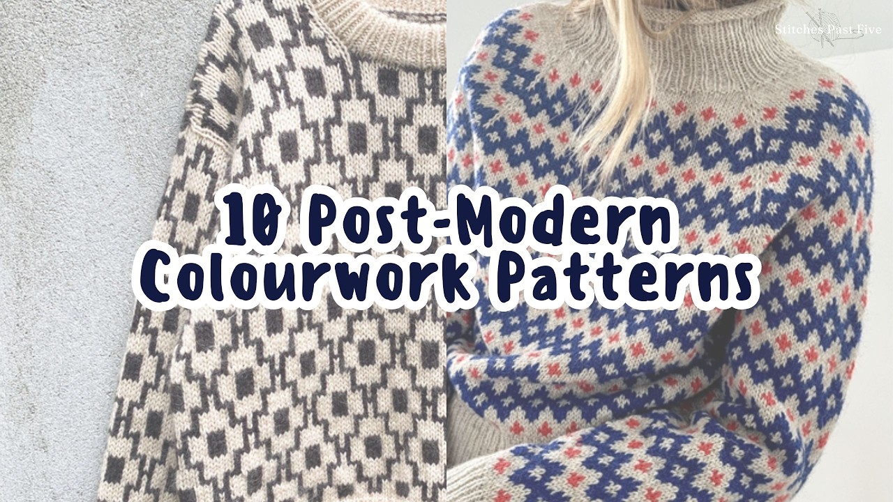 10 Postmodern Colourwork Patterns to Knit this Winter