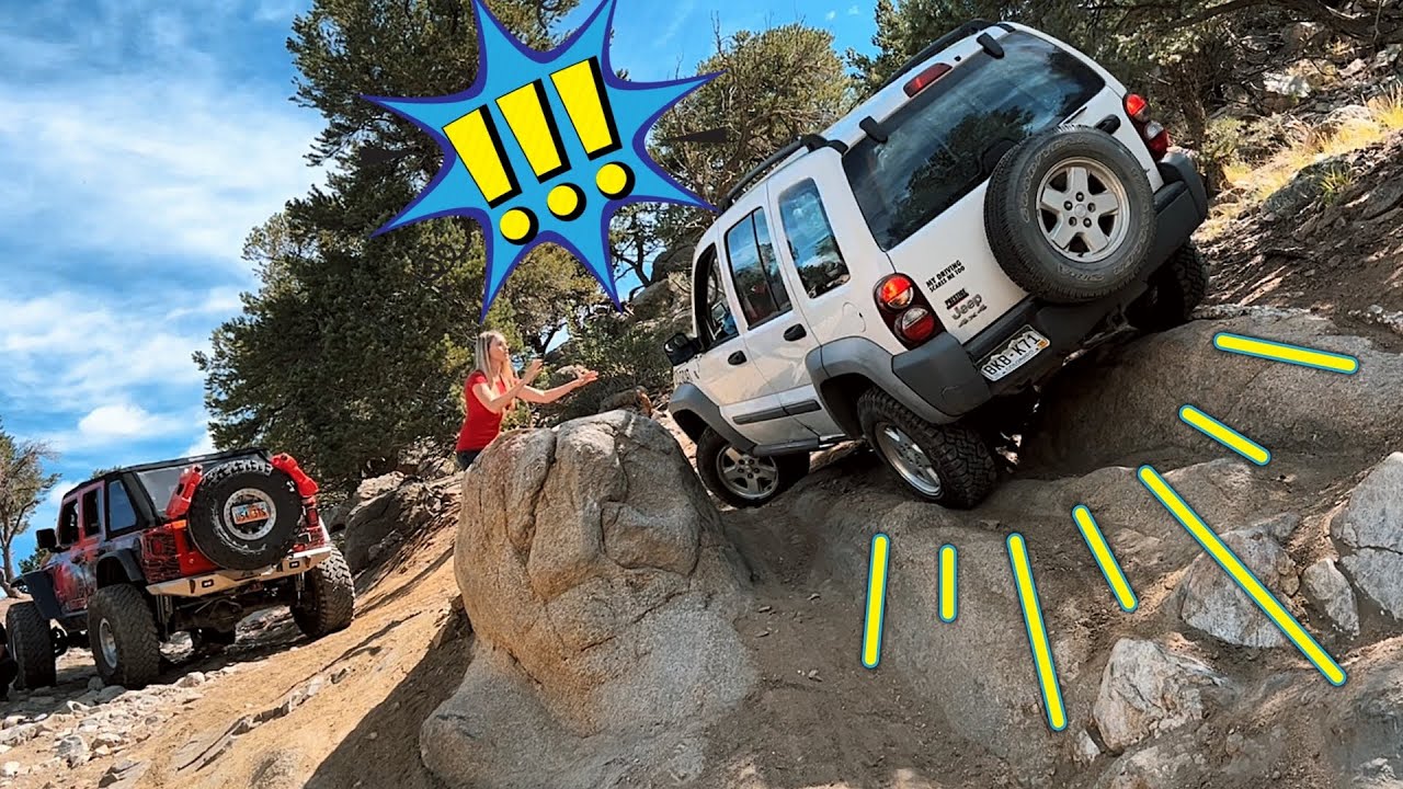 Can a JEEP LIBERTY Keep Up with Jeep Wranglers on Chinaman Gulch?!