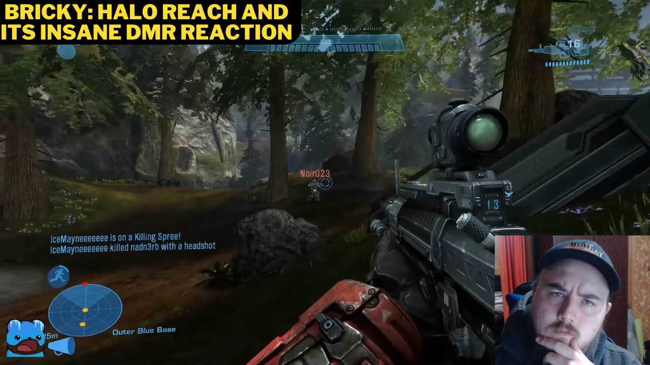 Bricky: Halo Reach And It's Insane DMR Reaction