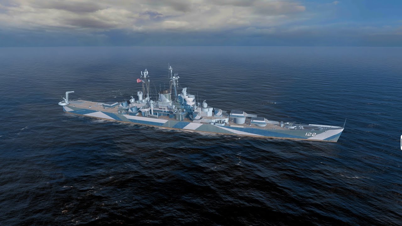 Oregon City Tier 8 🇺🇸 premium cruiser gameplay - World of Warships Blitz