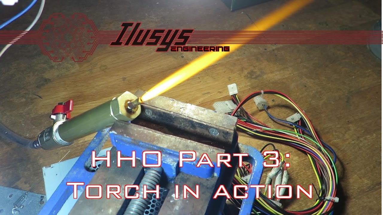 Welding, brazing and melting glass with 1KW HHO