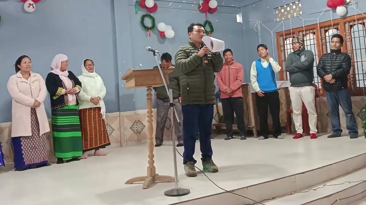 Mariyang Mopom Christian Forum, new members selection program,at TBC Mariyang on 28th December 2025.