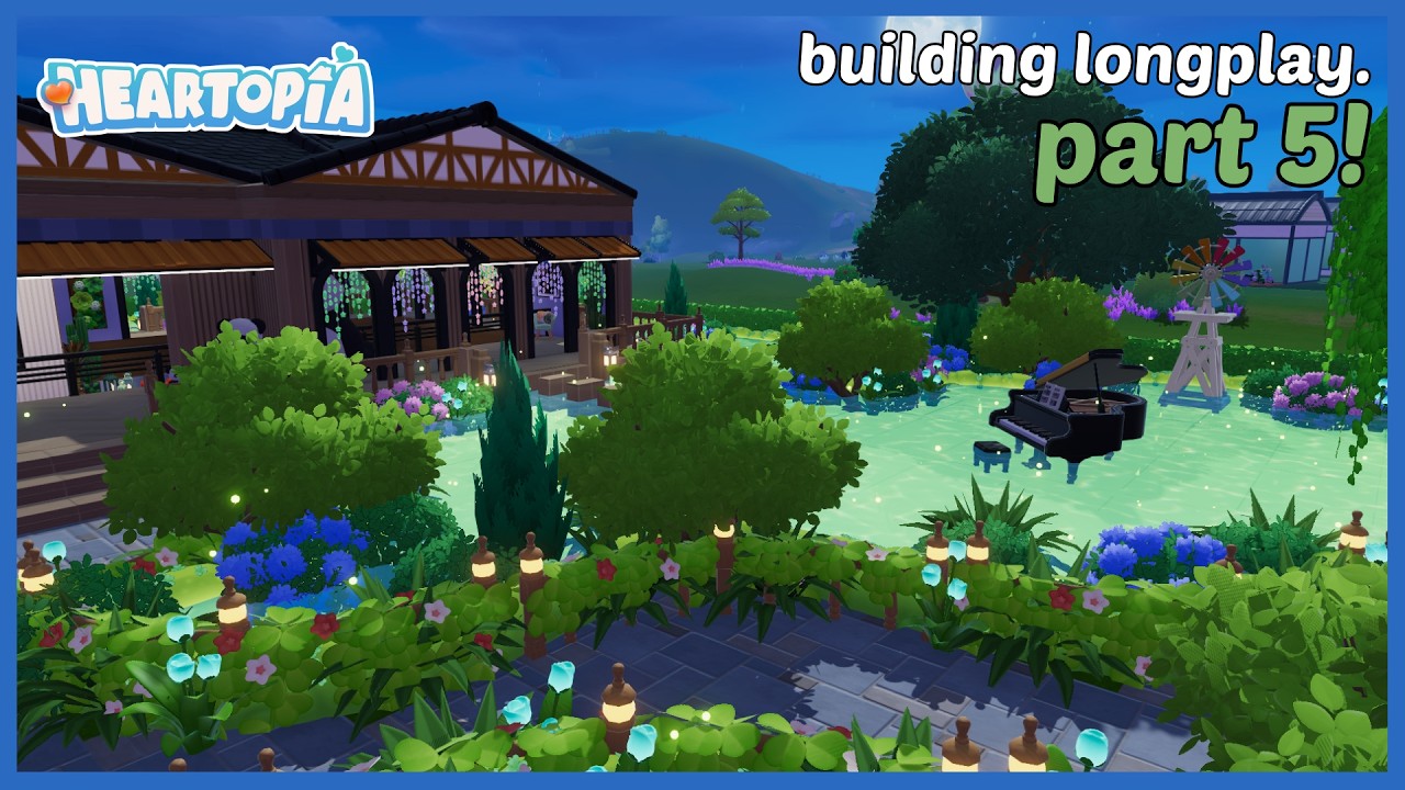 Heartopia 💗🏠 | Building a Lake House with the Forestbell Spell Items - Longplay (No Commentary)