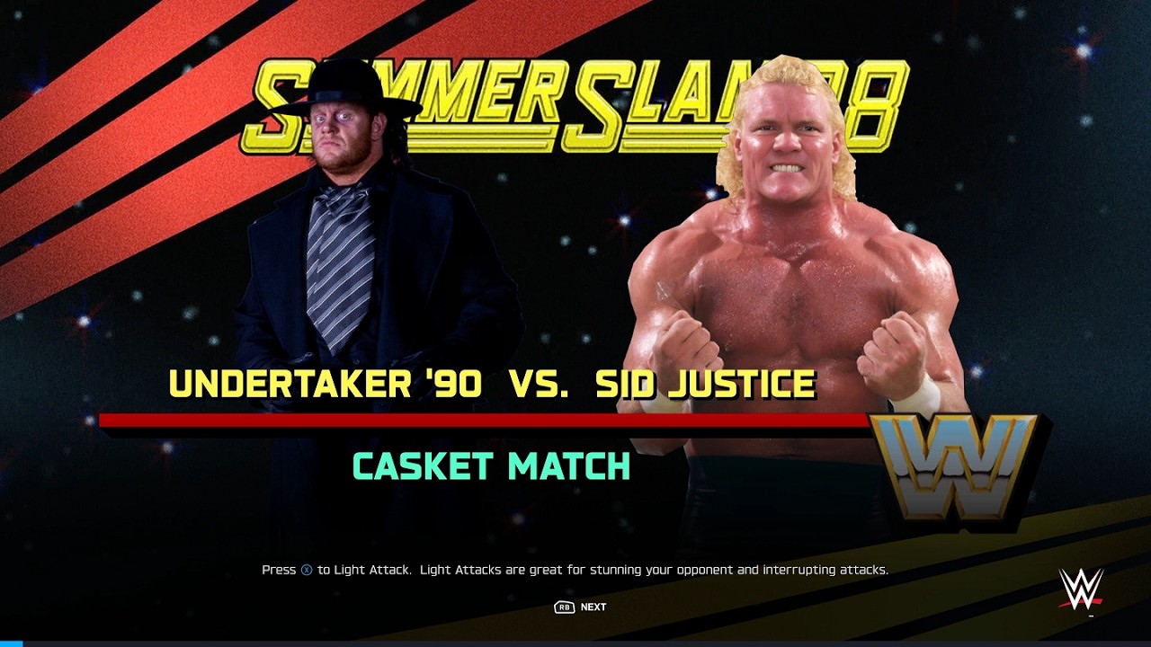 WWE 2K25 | Undertaker vs. Sid Justice | Casket Match