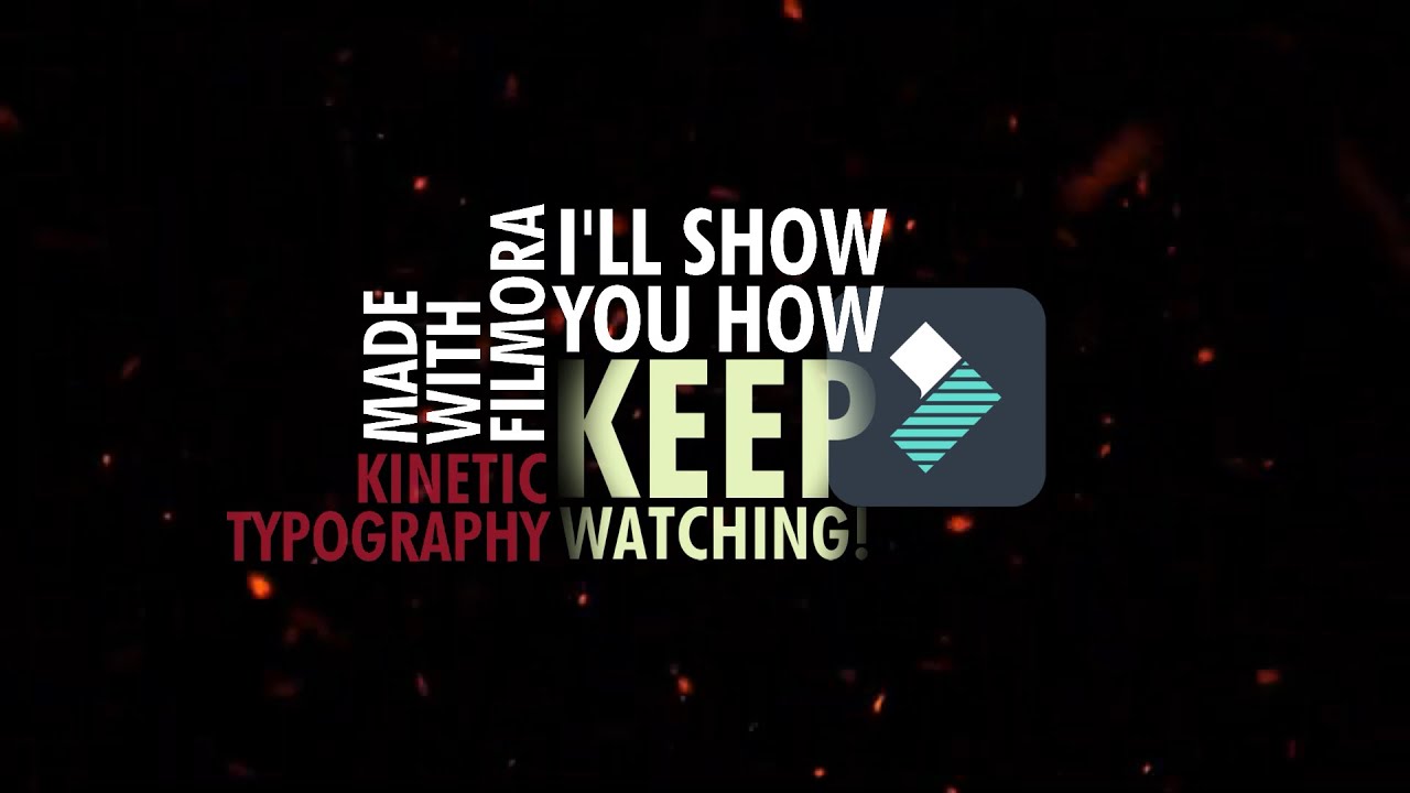 Tutorial KINETIC TYPOGRAPHY Filmora