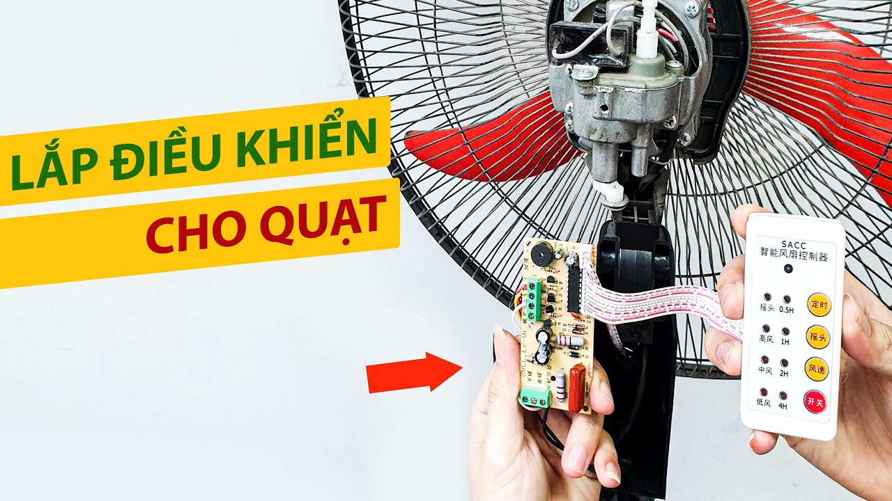 Độ Điều Khiển Từ Xa Cho Quạt Cực Dễ