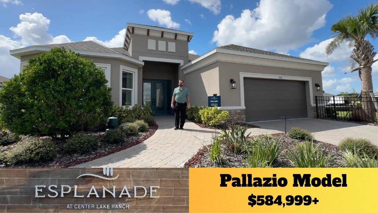 Taylor Morrison, Esplanade at Center Lake Ranch, Pallazio Model, St Cloud, Florida