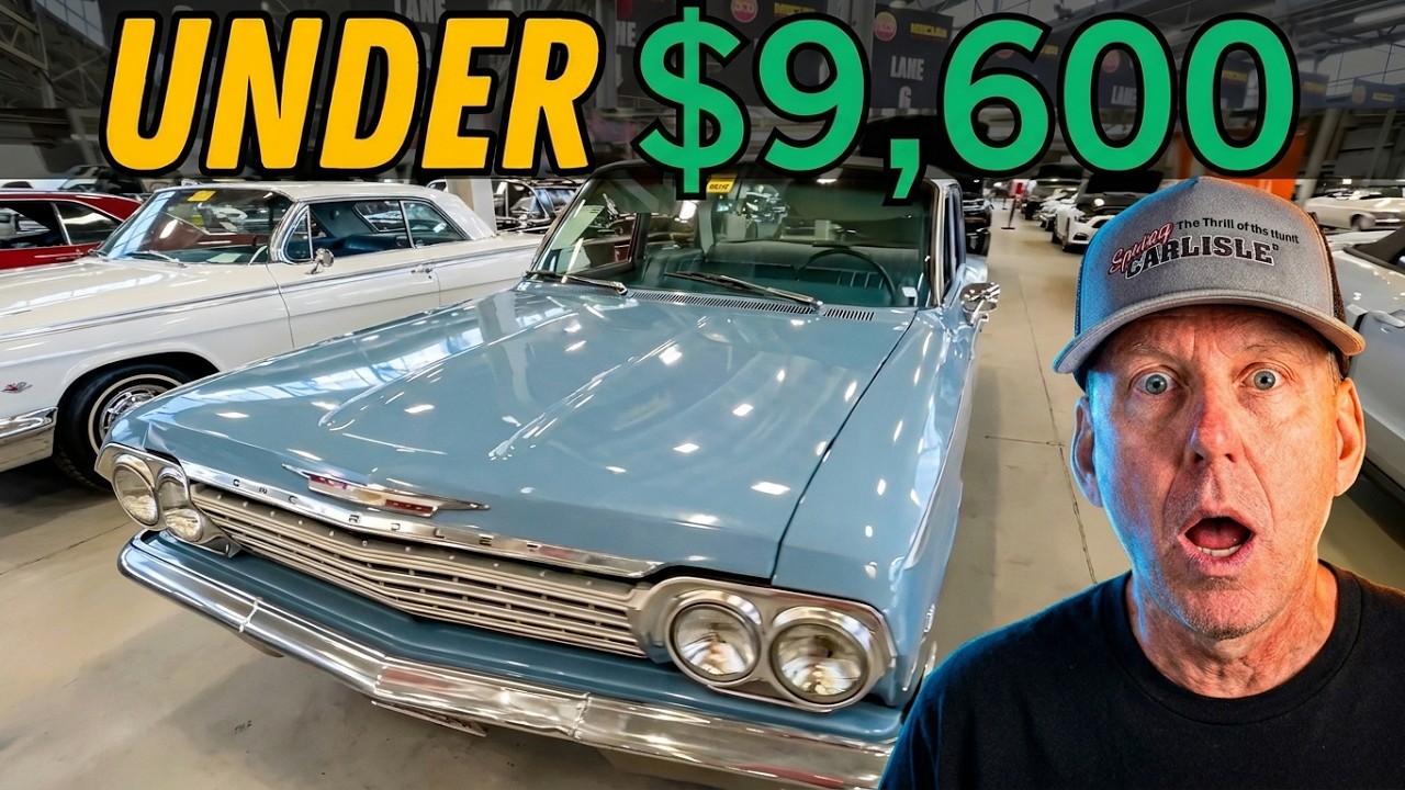 ДОСТУПНЫЕ классические автомобили по цене до $9000! | Цены на классические авто, аукционы Mecum и...