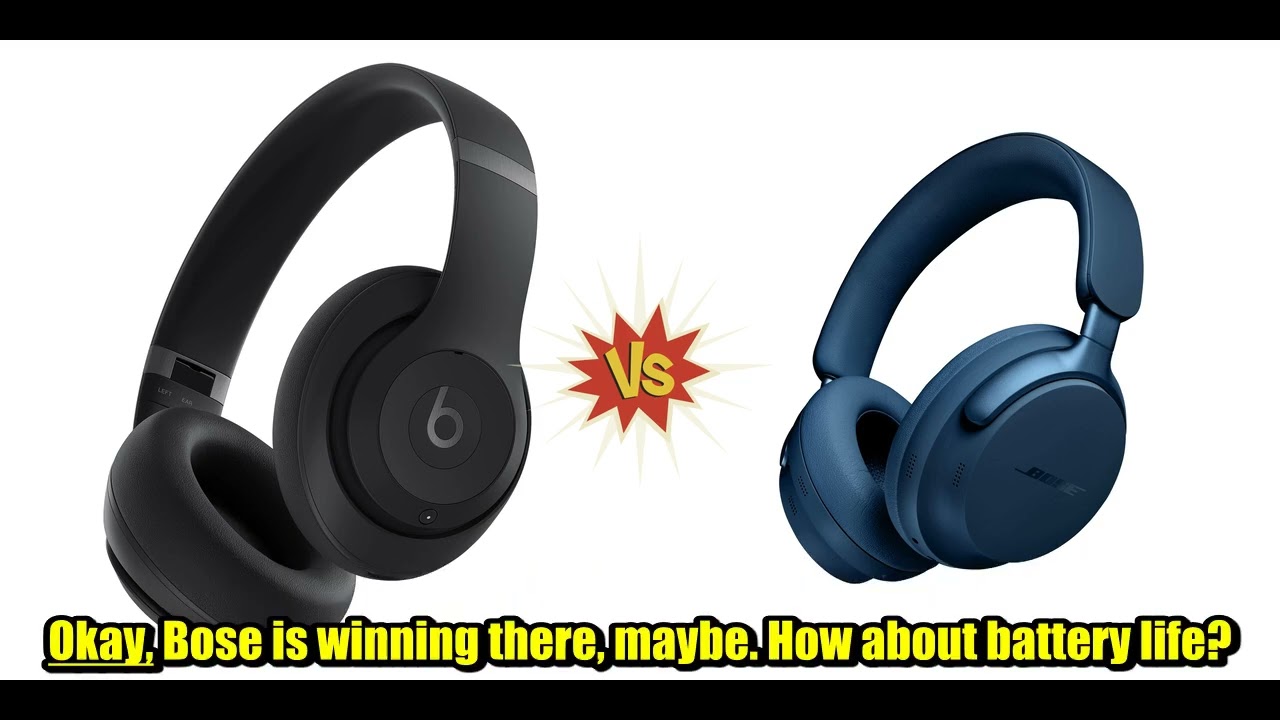 Beats Studio Pro Headphones VS Bose QuietComfort Ultra Headphones