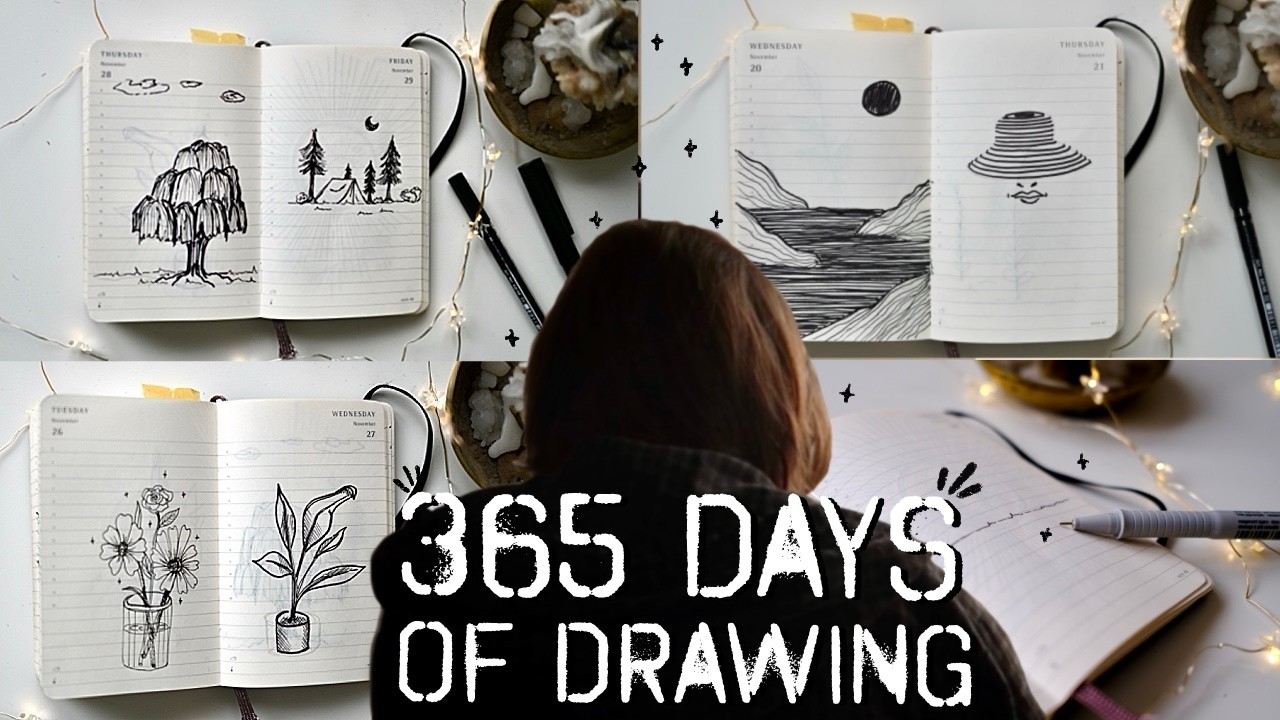 Can we complete 365 Days of Drawing??? • FINAL Doodle Diary Catch Up • Daily Doodle Diary Challenge