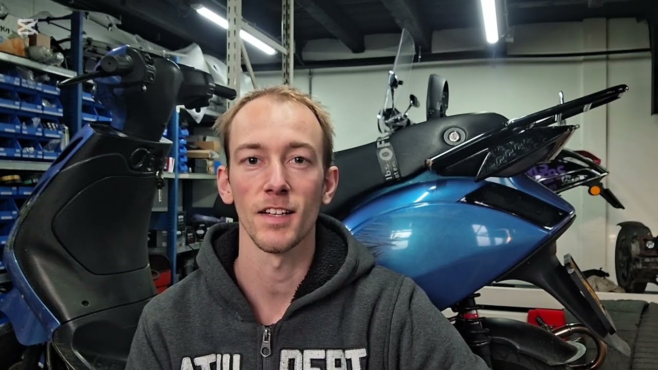 Piaggio Zip 70cc Polini motor revisie + multivar & Malossi vertanding monteren