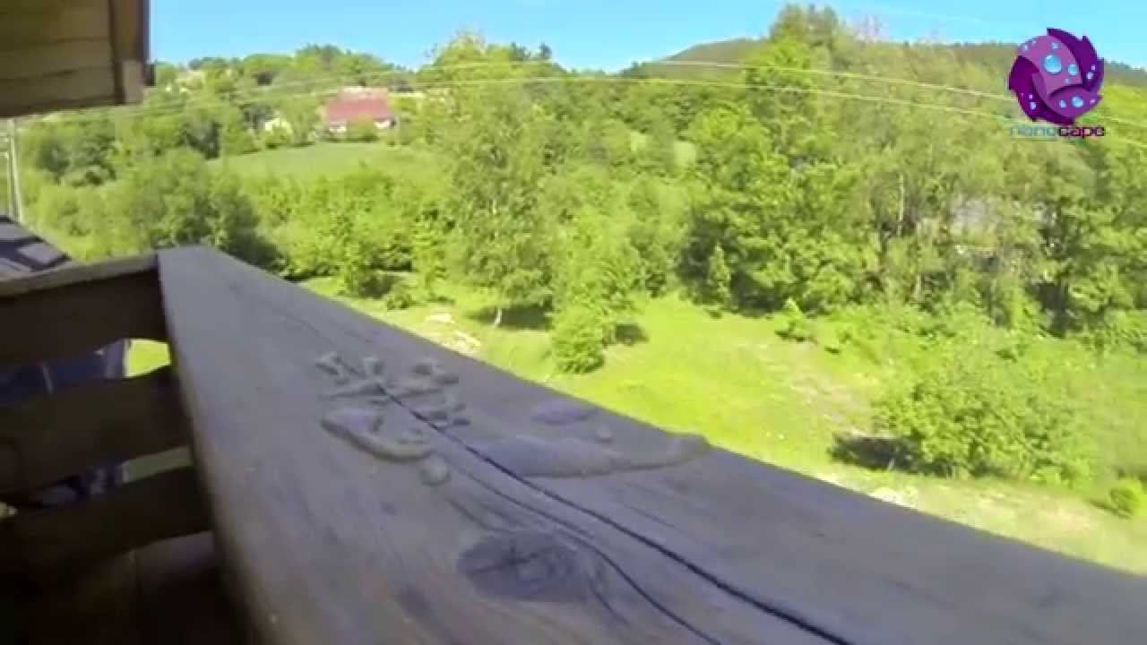 Nanoimpregnacja drewnianego domku w Sokolcu  - balkony - NANOCAPE HD