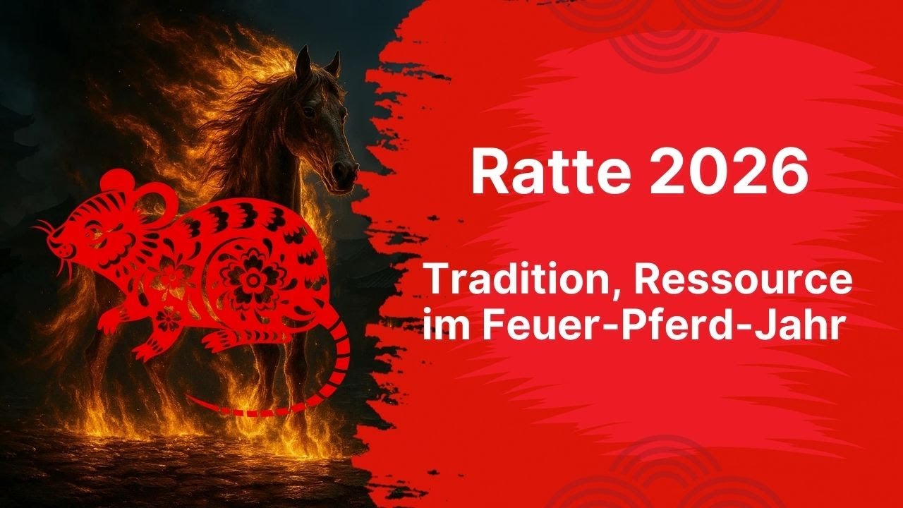 Ratte 2026 im Jahr des Feuer-Pferdes – Stabilität, Reife & innere Prüfung | BaZi-Analyse