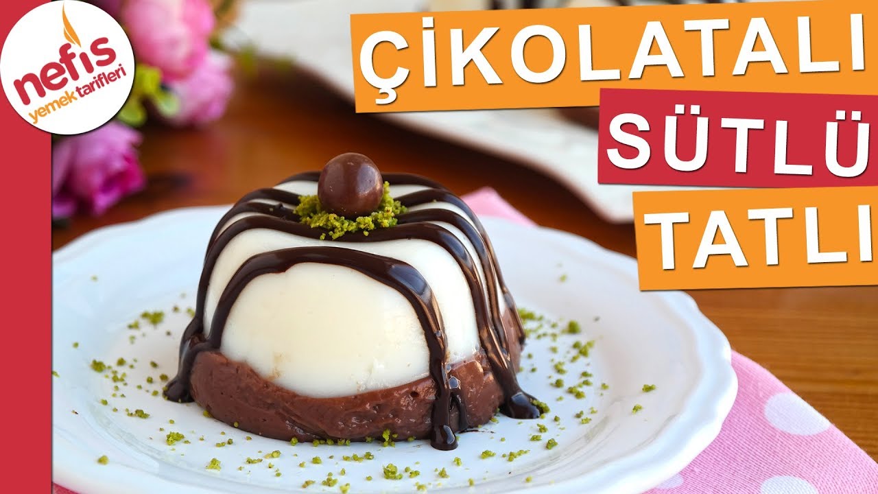 10 dakikada Pratik &Ccedil;ikolatalı S&uuml;tl&uuml; Tatlı Yapımı