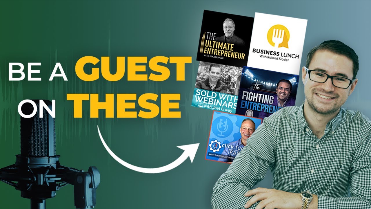 How to be Invited as a Guest on Top Podcasts & Book 100+ Podcasts This Year!