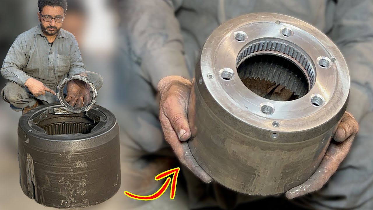 Doosan Wheel Excavator Ring GEAR Assembly Broke In2o Pieces, Expert MECHANIC Restores It Like New