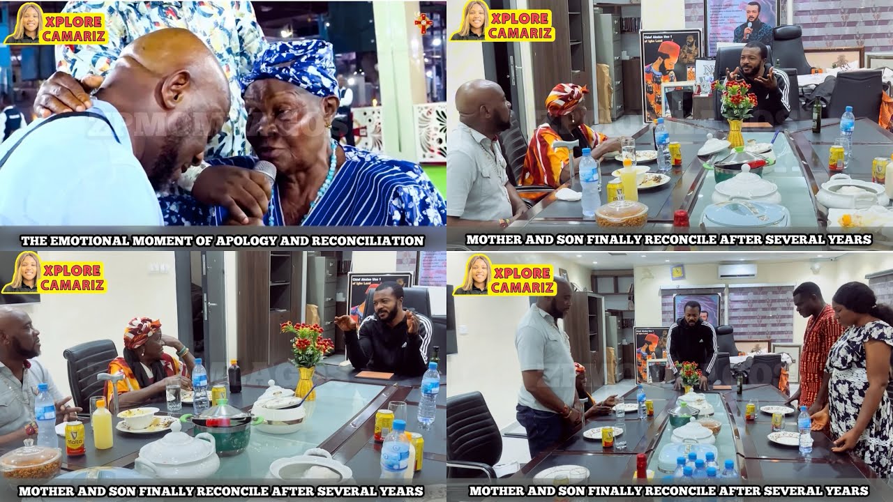 Evang EBUKA obi had dinner with this family at his office