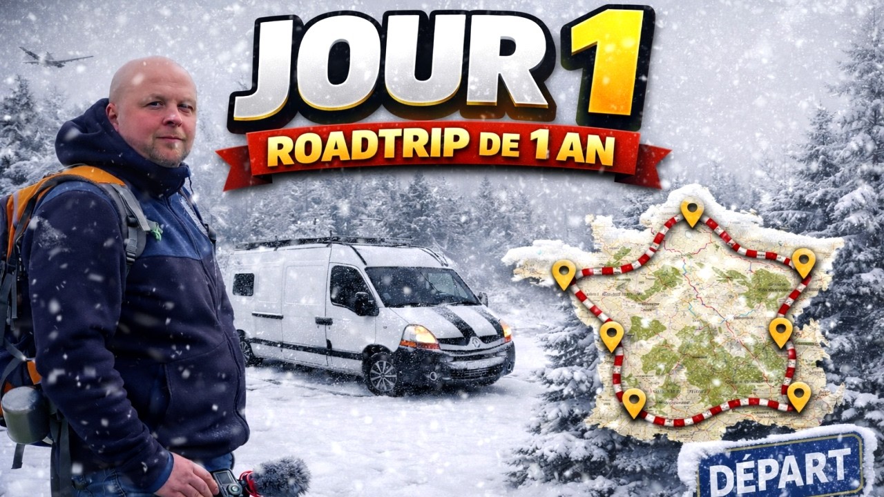 Ça y est, je pars. Début de ma vie nomade sur les routes