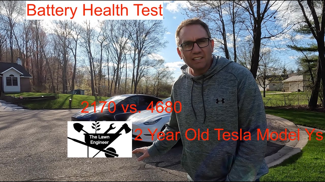 Tesla Battery Health Test 4680 vs 2170 - Model Y