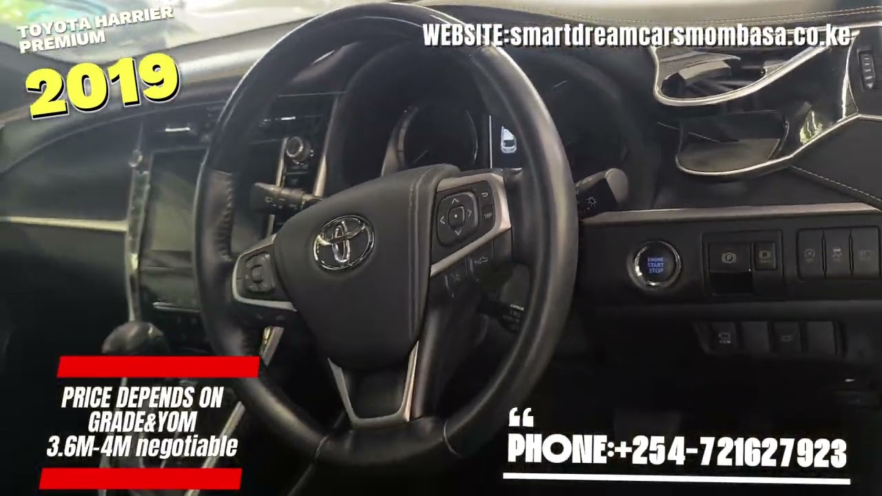🚘✅The 2019 Toyota Harrier Premium model ✅✅🚘🚘