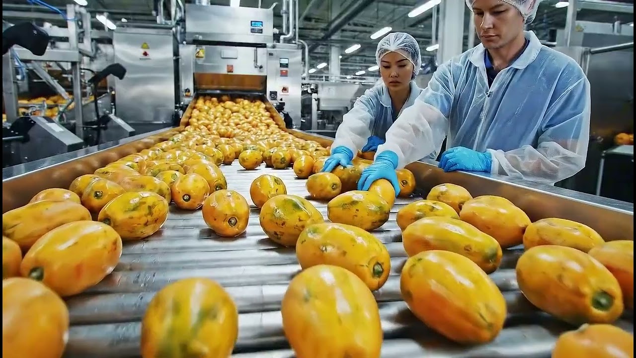 How Papaya Purée Is Produced: From Tropical Farms to Supermarket Shelves
