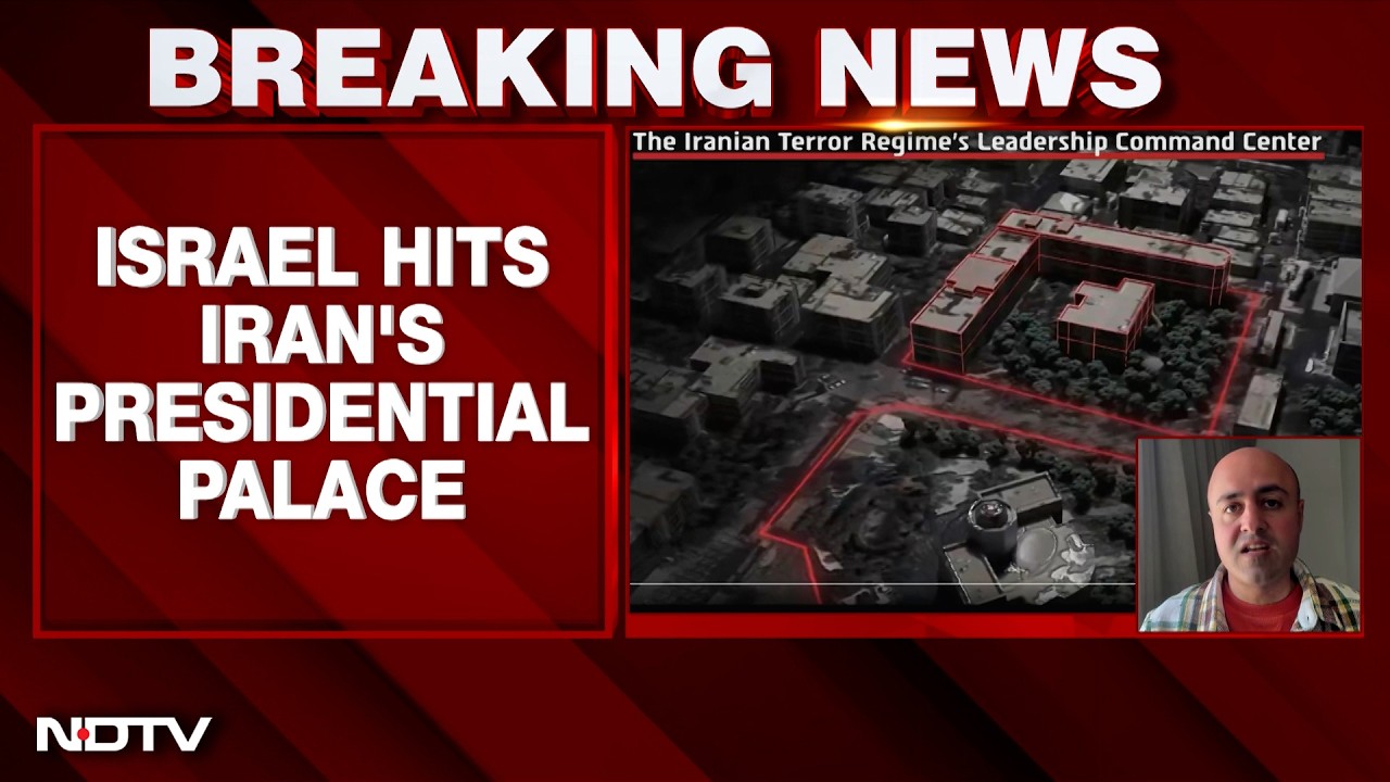 Fresh Israeli Strikes On Iran LIVE |  Israeli Airstrikes Hit Presidential Palace | Tehran | Israel