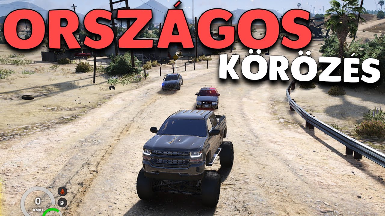 KÖZEL 1 ÓRÁIG ÜLDÖZÖTT A PD!! - GTA RP - 01.29.