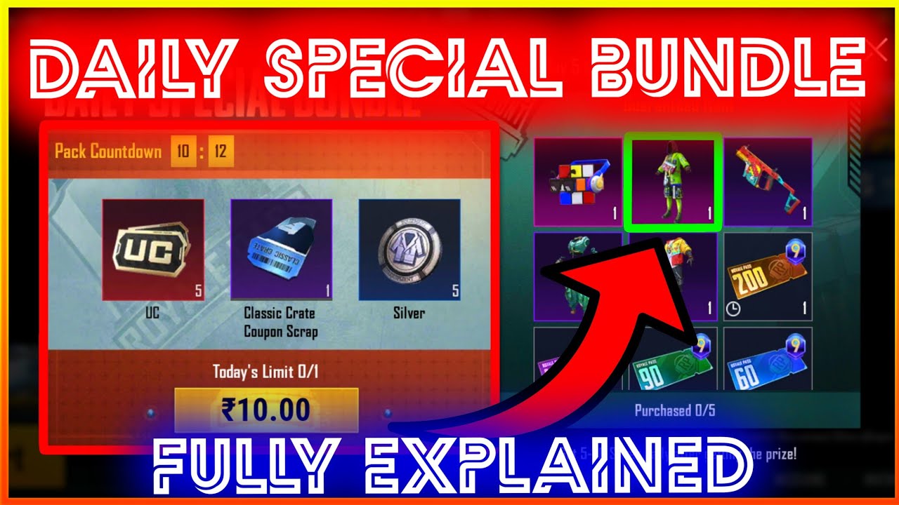 🔥Get ROYAL PASS in just 270 uc ⚡ Pubg/bgmi daily special bundle fully explained.
