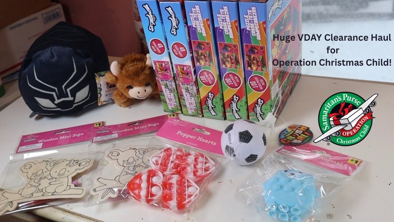 Operation Christmas Child Valentines Day Clearance Haul! 