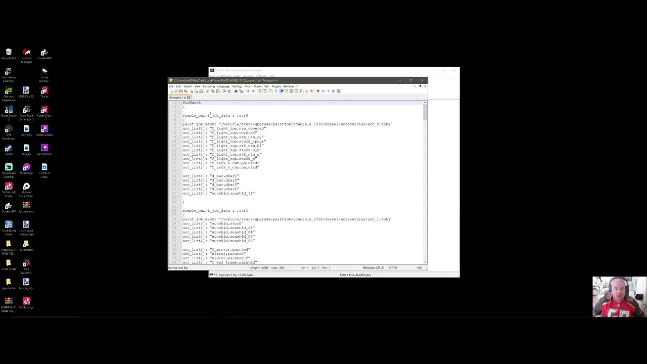 ETS 2: Fixing accessories in a skin