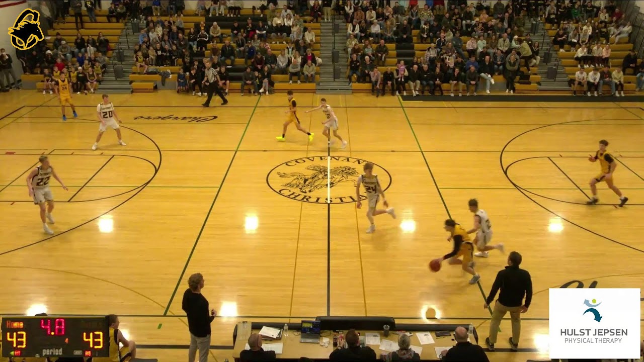 JV Boys Basketball: Zeeland East at Covenant Chr