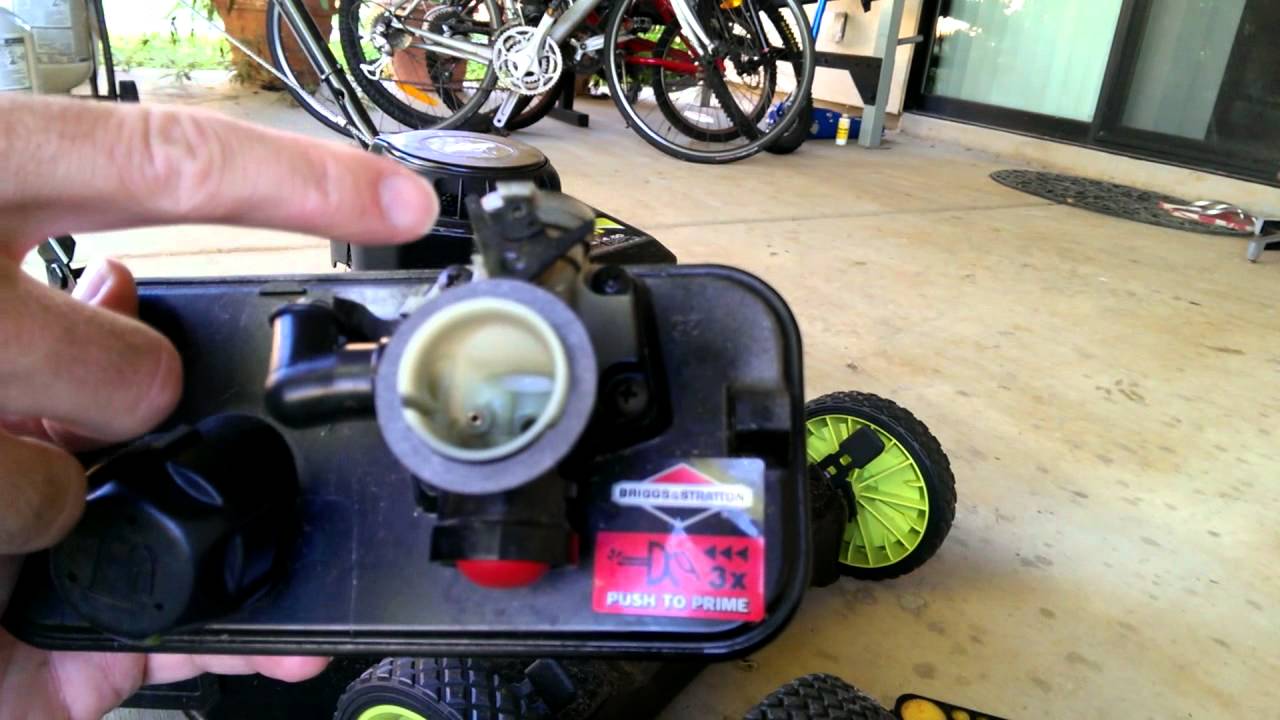 Ремонт карбюратора газонокосилки Briggs and Stratton для двигателей с пульсирующим двигателем. Ча...