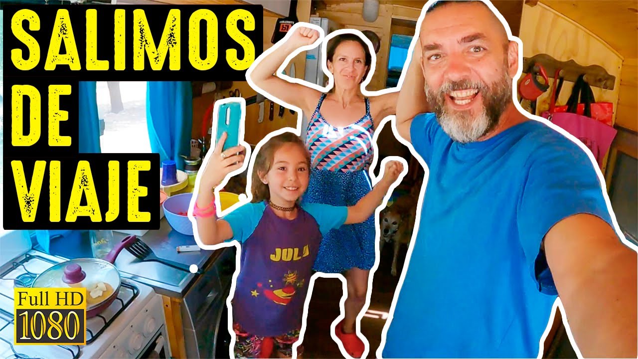 SALIMOS DE VIAJE! Y en muy pocos Kms ESTO NOS PASÓ [Familia VIAJERA en BUS]