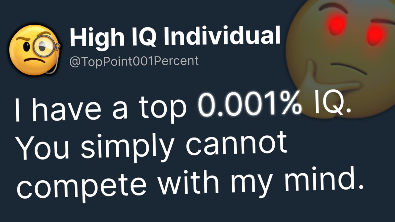 У меня IQ 0,001% ~ r/IAmVerySmart