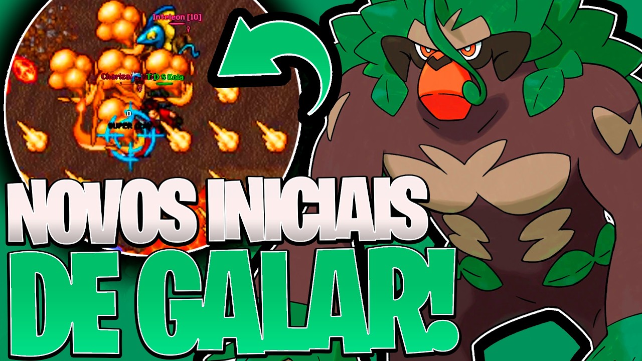 NOVOS INICIAIS DE GALAR CHEGARAM!🤯🤯NOVO PASSE NO POKETIBIA MOBILE E PC 2026 POKE MEMORIES!