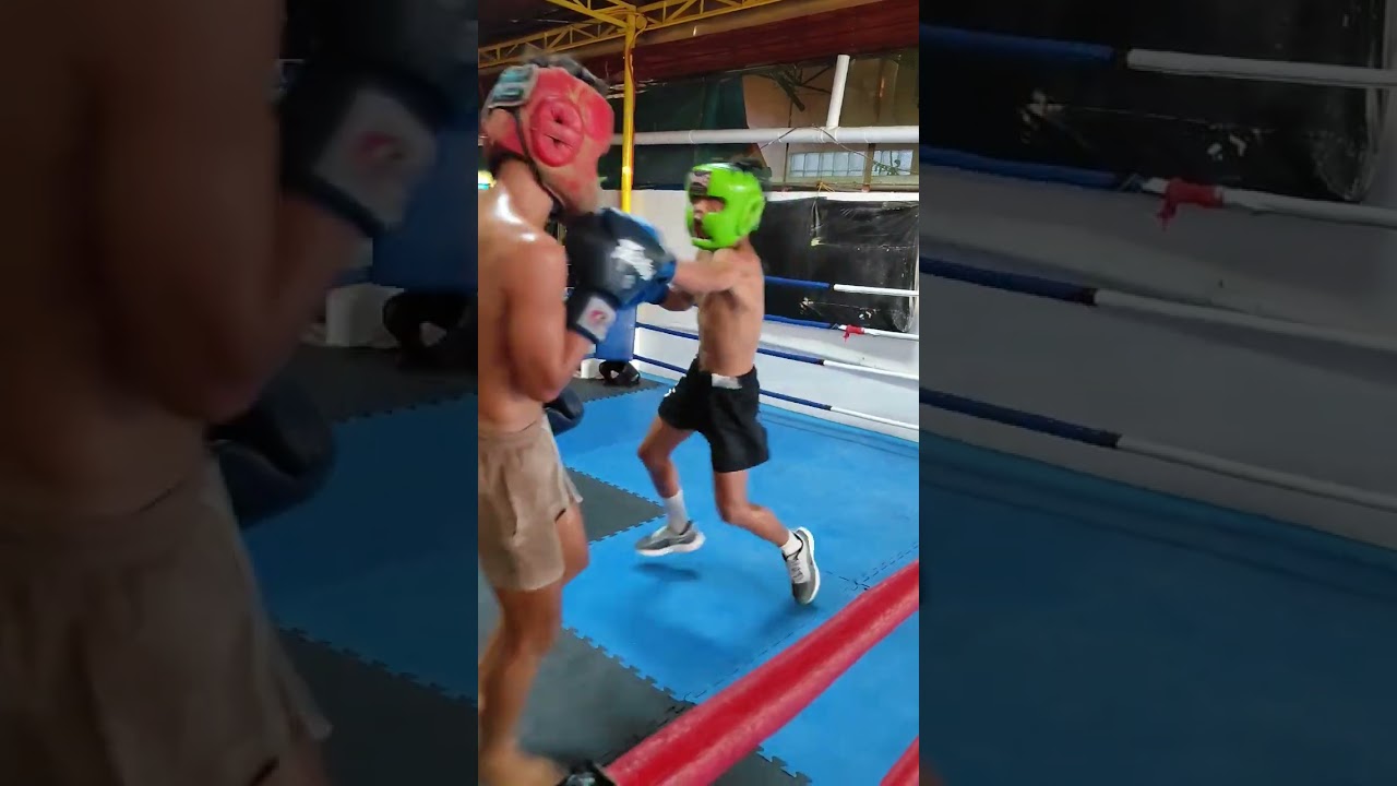 Sparring with Enanor #pinoyboxing #kickboxing #philippineboxing #boxingclass #sports