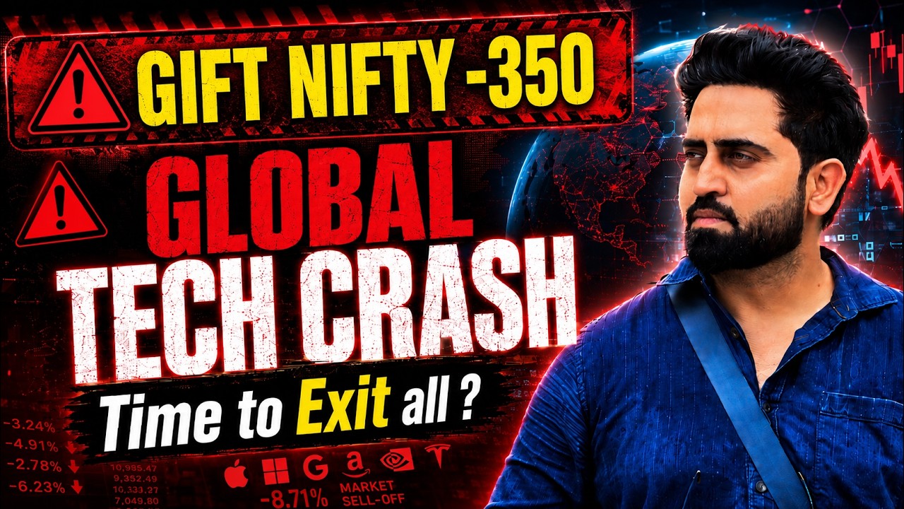 GIFT NIFTY -350 POINTS II Whats next for stock Markets ?