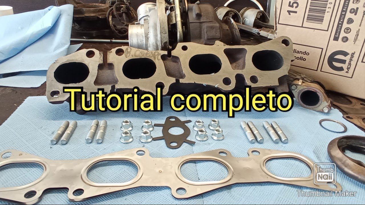 RUIDO no MOTOR, Coletor de escape. Desmontagem Reparação e Montagem. 1.9 Mjet Alfa Romeo 159