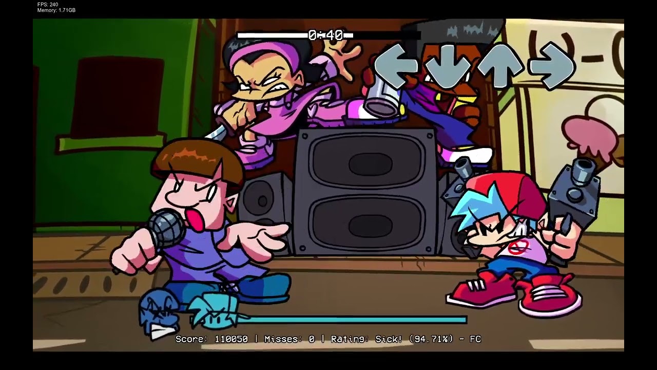 FNF Unloaded (BF Remix, Sans Fautes)