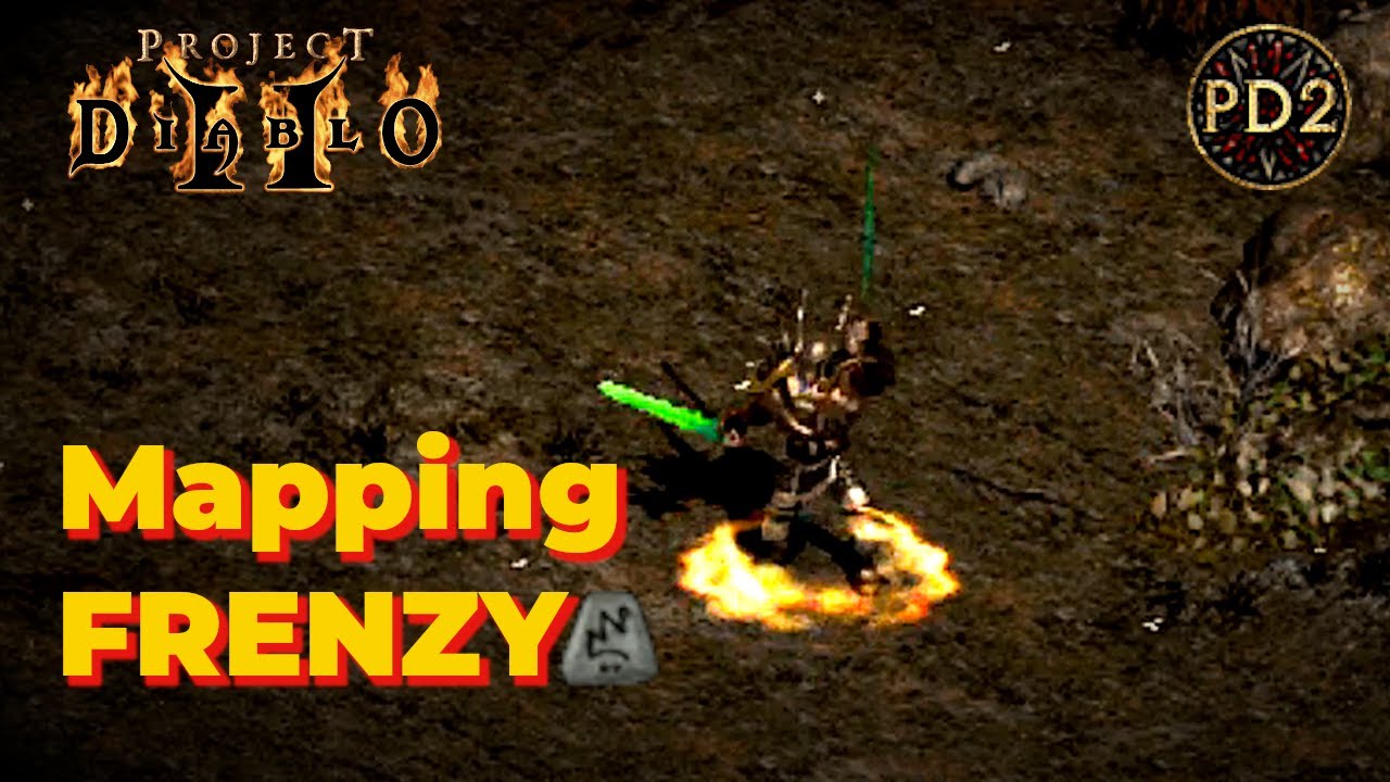 Project Diablo 2 - 2 finds that I have NEVER seen in my D2 life - Maps farming with Fire Frenzy Barb