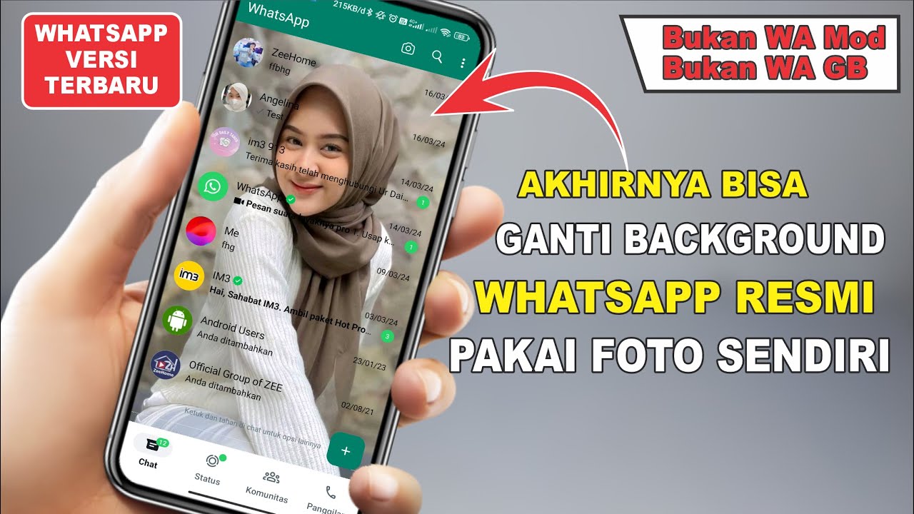 Как изменить фон в официальном WhatsApp, используя новейшие функции 2024 года