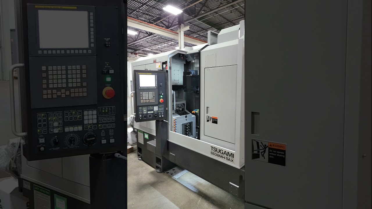 Tsugami SS38MH-5AX with TRS2 Broken Tool Detection