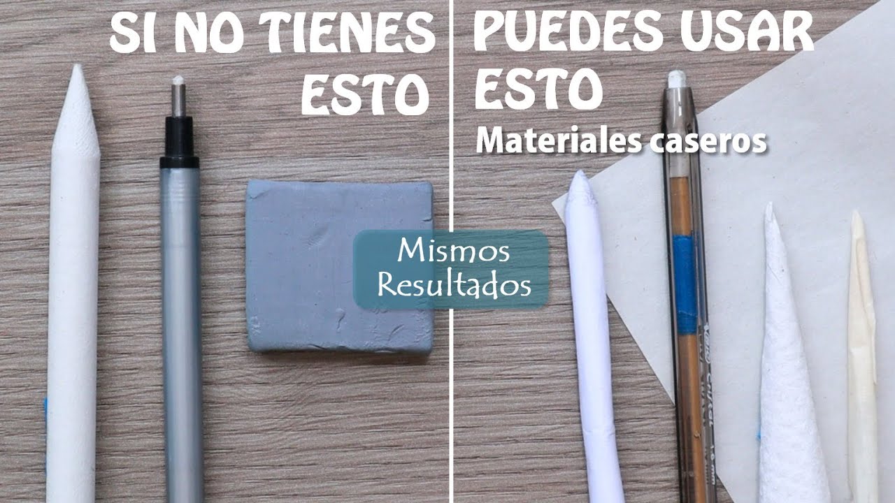 Cómo hacer materiales de dibujo caseros